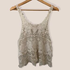 Double Zero Crochet Cotton Top